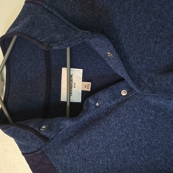 Goodfellow Navy Sweatshirt Size XL - Picture 5 of 7